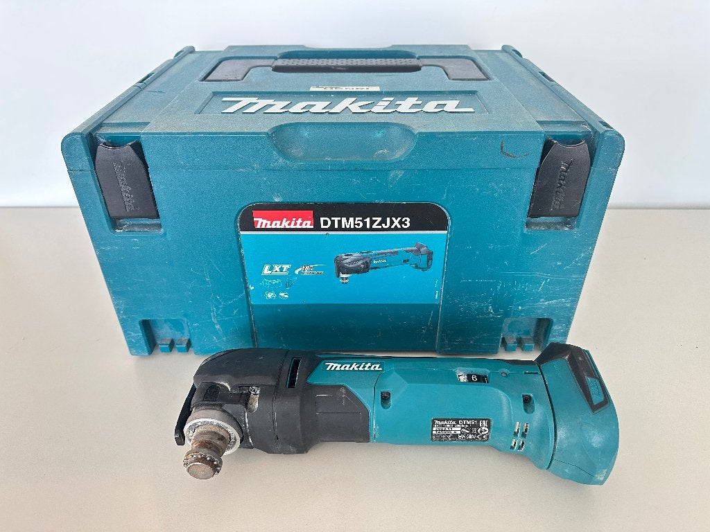 (6x) Makita DTM51ZJX3 accu multitool, Doe-het-zelf en Verbouw, Ophalen, Zo goed als nieuw