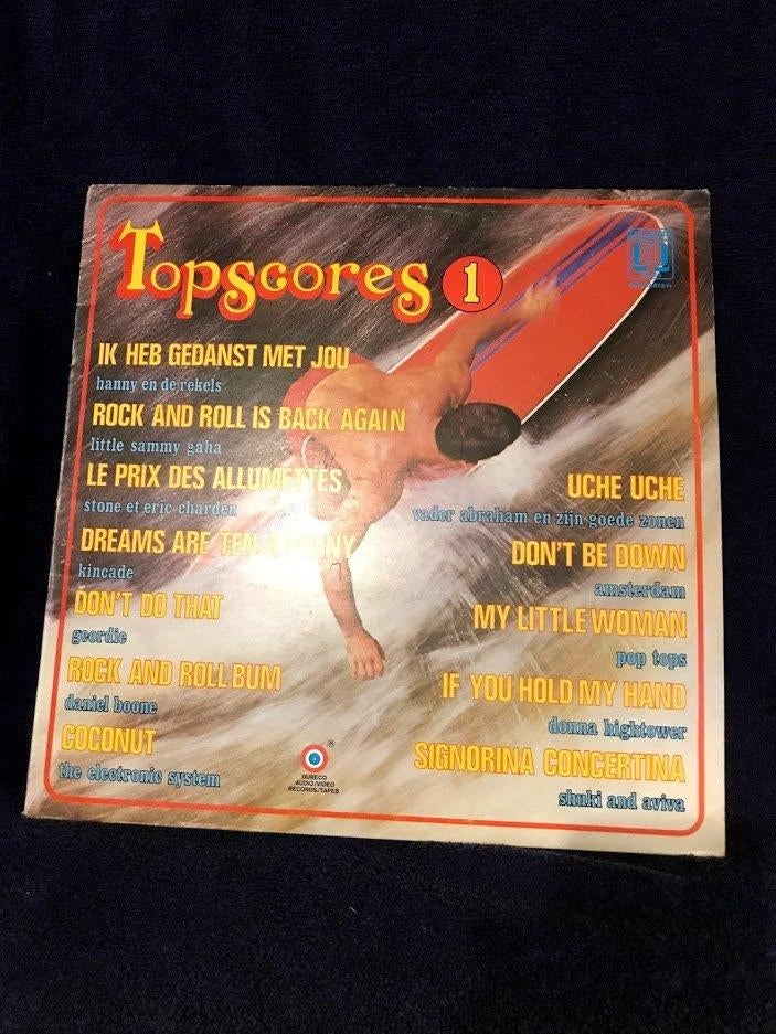 LP : Topscores 1., Gebruikt, Complilatie, Ophalen of Verzenden, 12 inch