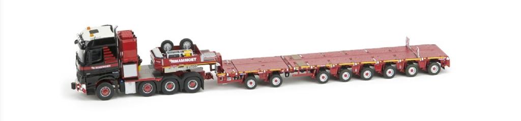 Mammoet MB Arocs 8x4 + Mico-PX 6 axle + 2 axle Multidolly, Ophalen of Verzenden, Zo goed als nieuw