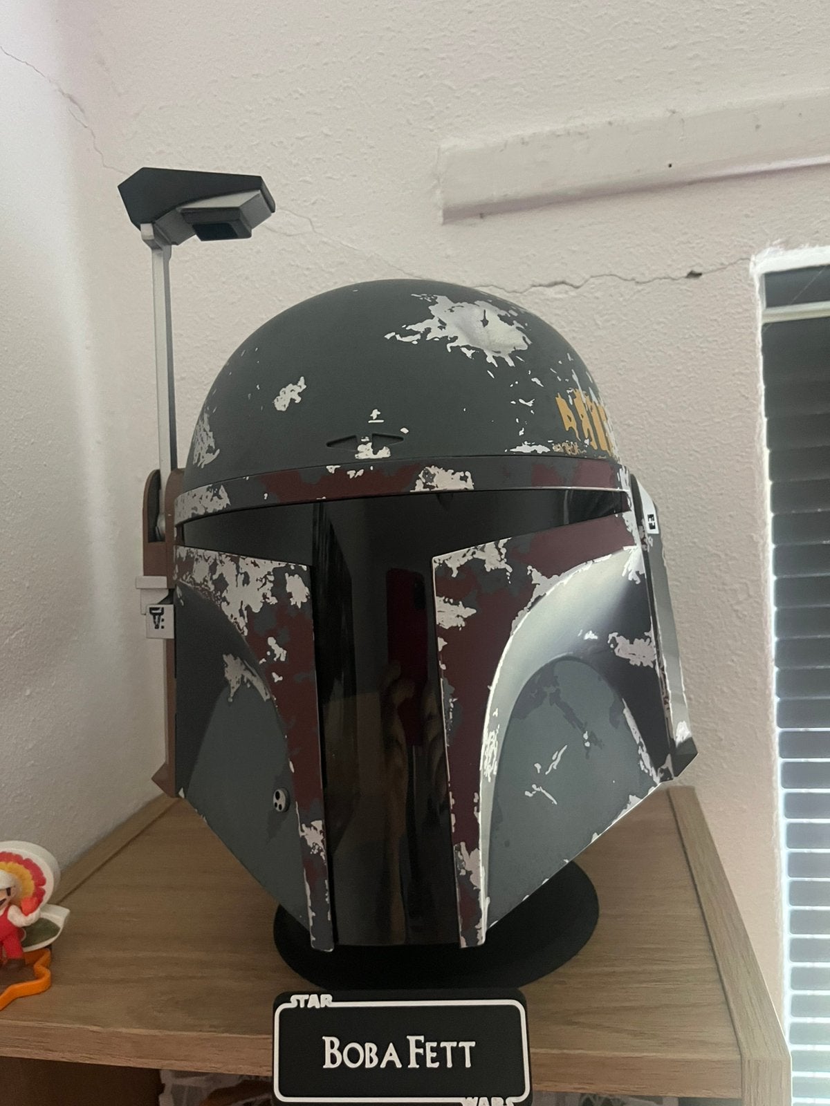 Hasbro boba fett helm black series premium, Ophalen, Zo goed als nieuw, Replica