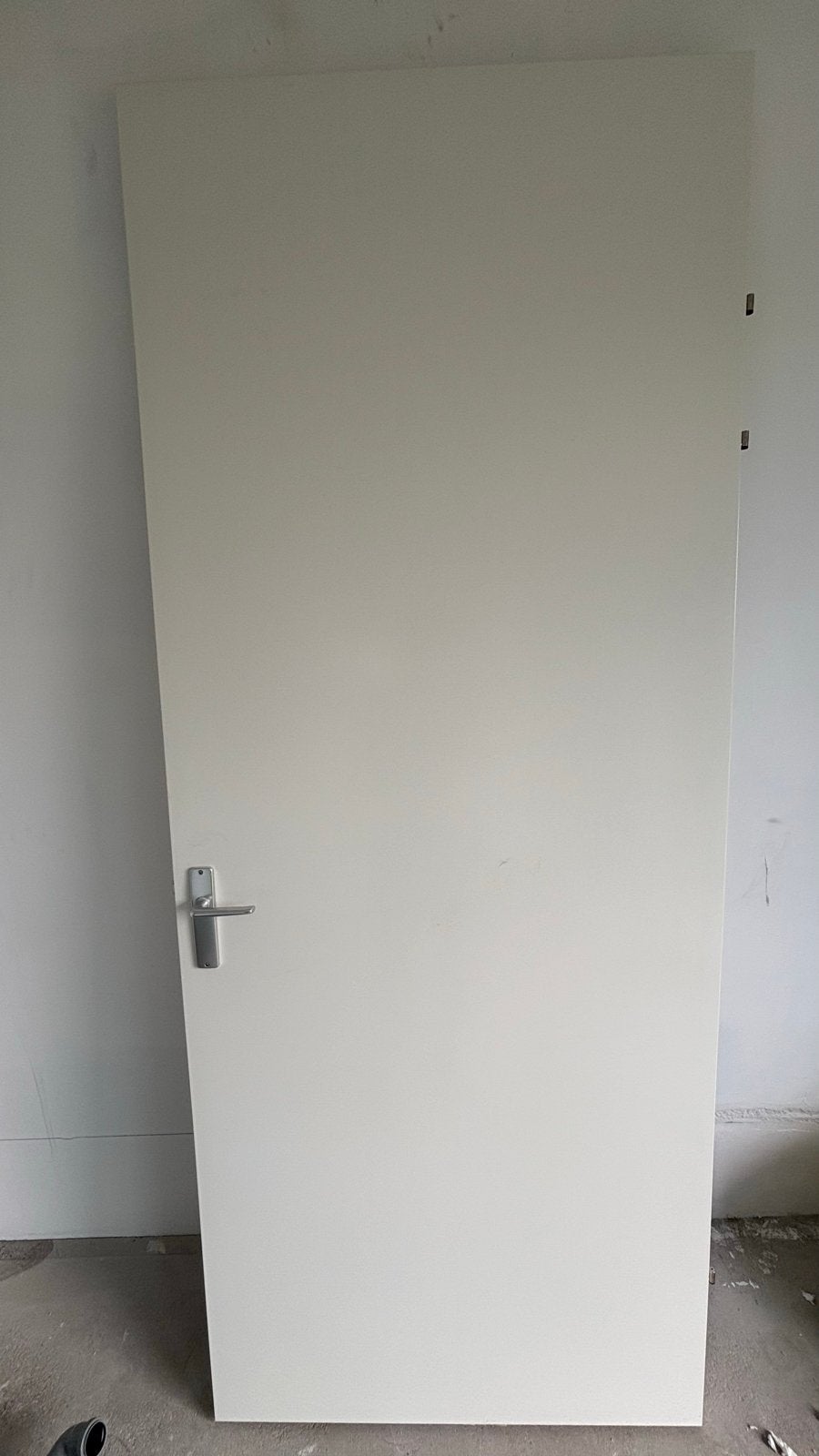 Witte binnendeur met klink - Zo goed als nieuw, Ophalen, 80 tot 100 cm, 215 cm of meer, Binnendeur