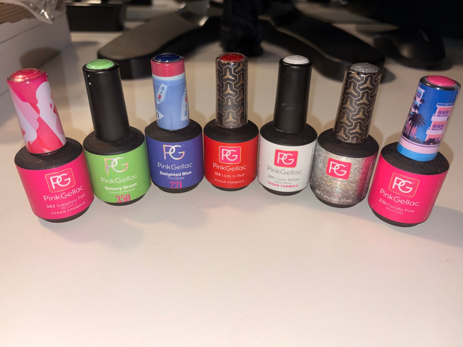 Pink Gellac Collectie - 20 kleuren., Sieraden, Tassen en Uiterlijk, Ophalen, Zo goed als nieuw, Overige typen