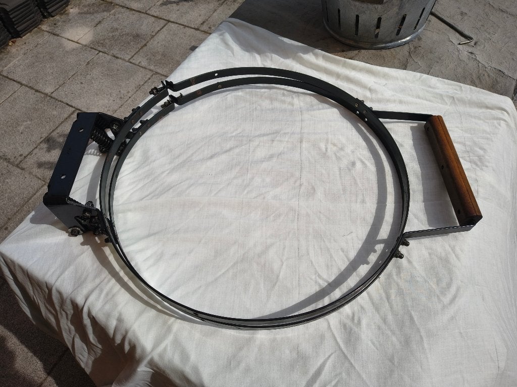 Green Egg Band assemble kit L , scharnieren,banden, greep, Ophalen of Verzenden, Gebruikt, Big Green Egg