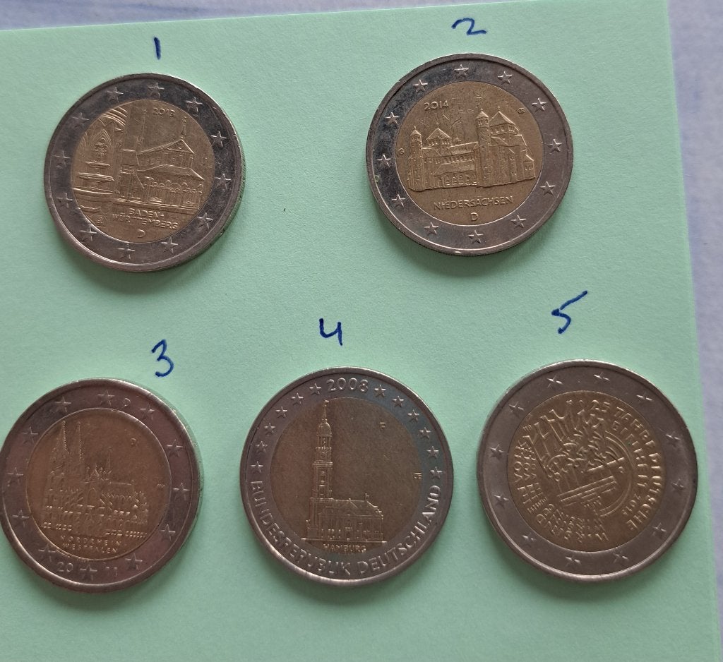 2 euromunten, Duitsland, Ophalen of Verzenden, Duitsland, 2 euro