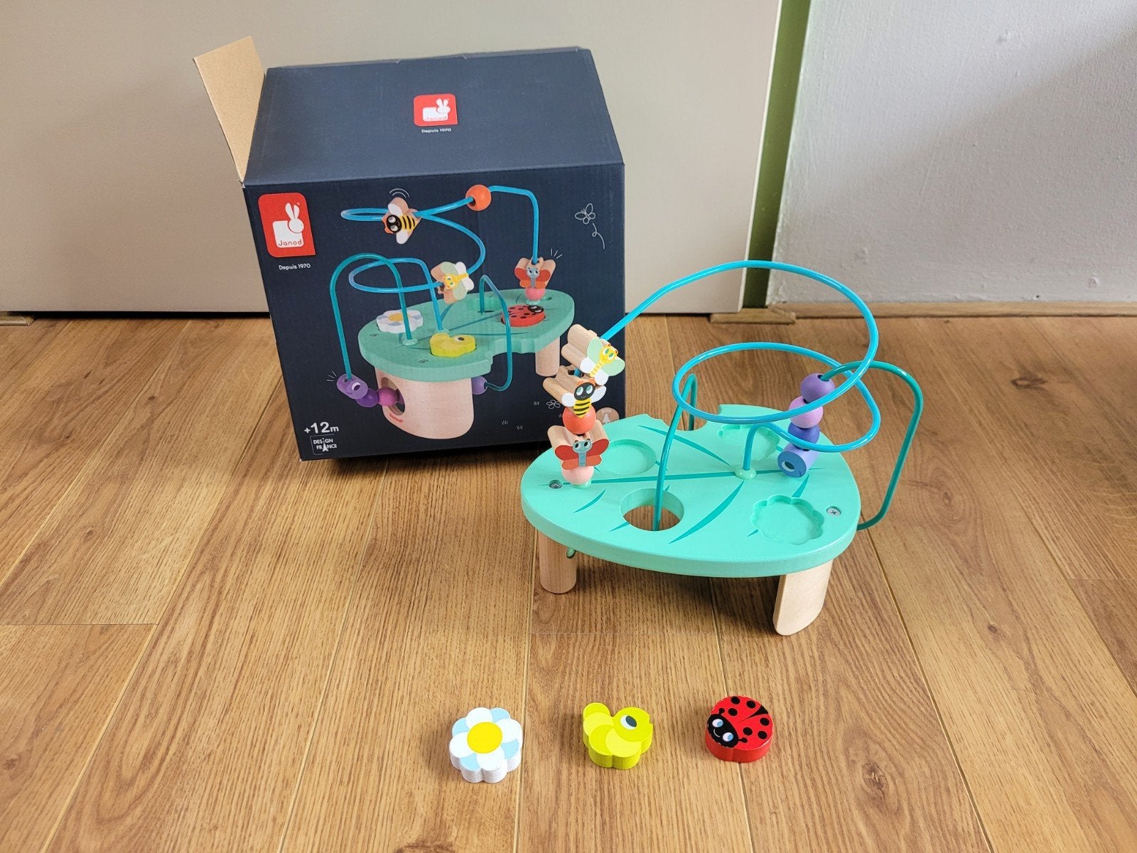 Janod Looping - Rups en Co speeltafeltje, Ophalen of Verzenden, Zo goed als nieuw