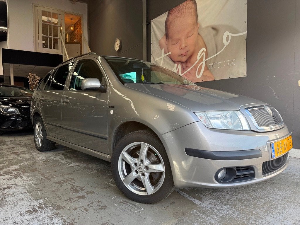 Skoda Fabia Combi 1.4-16V Spirit+, airco, goed onderhouden,, Auto's, Voorwielaandrijving, Gebruikt, 4 cilinders, Origineel Nederlands