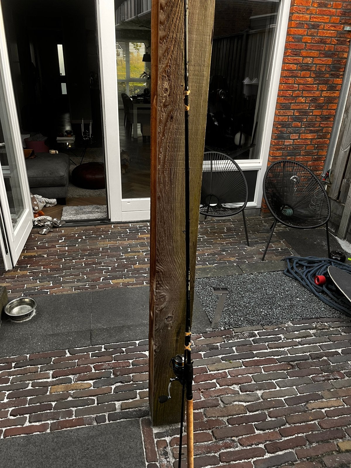 Complete vishengel set: Aquos Ultra-C 11ft & Salmo S2000, Watersport en Boten, Ophalen, Zo goed als nieuw, Complete hengel