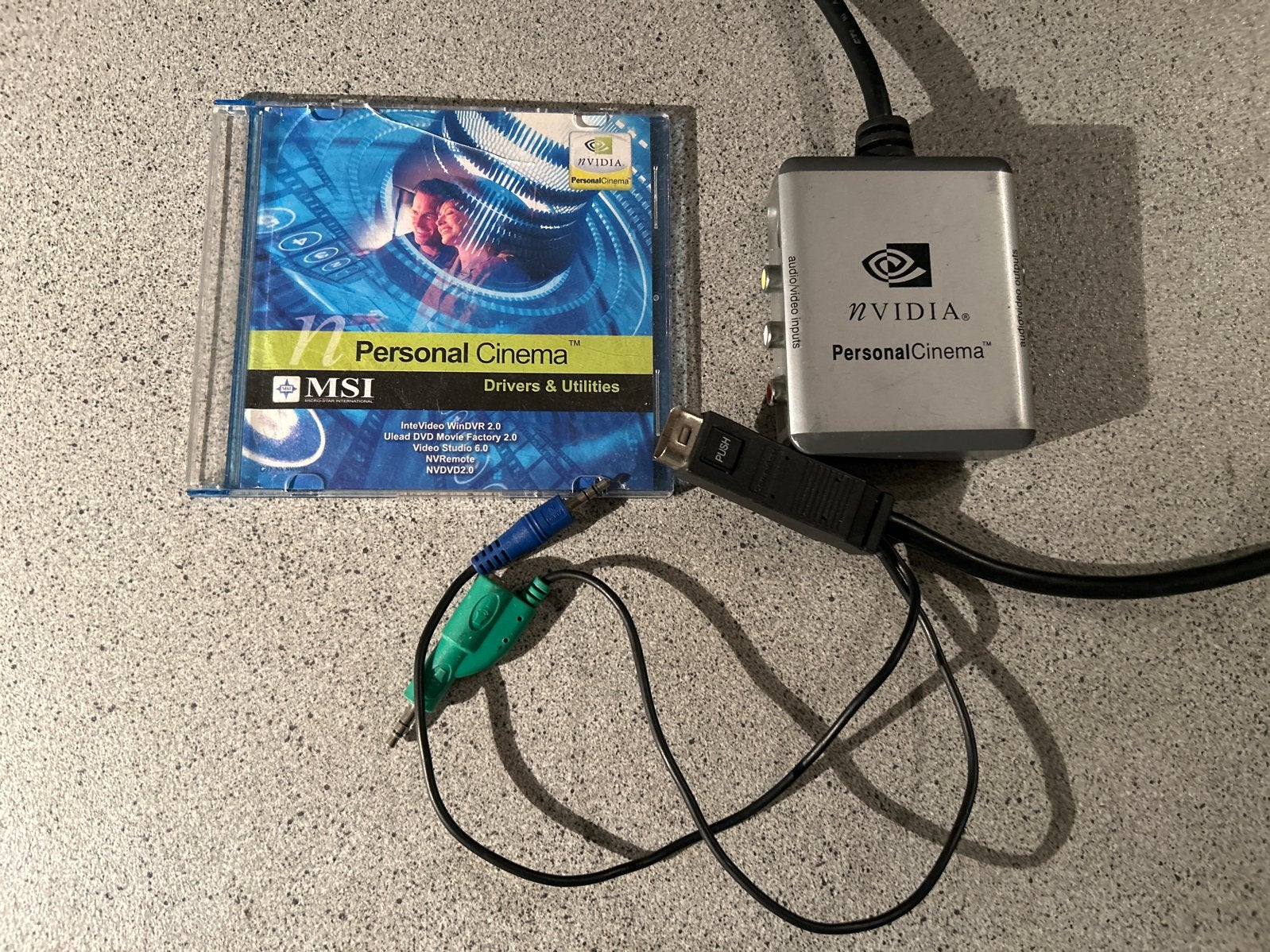 MSI Personal Cinema NVIDIA Video Capture Box met Drivers, Tv-Out, Overige soorten, Ophalen of Verzenden, Zo goed als nieuw