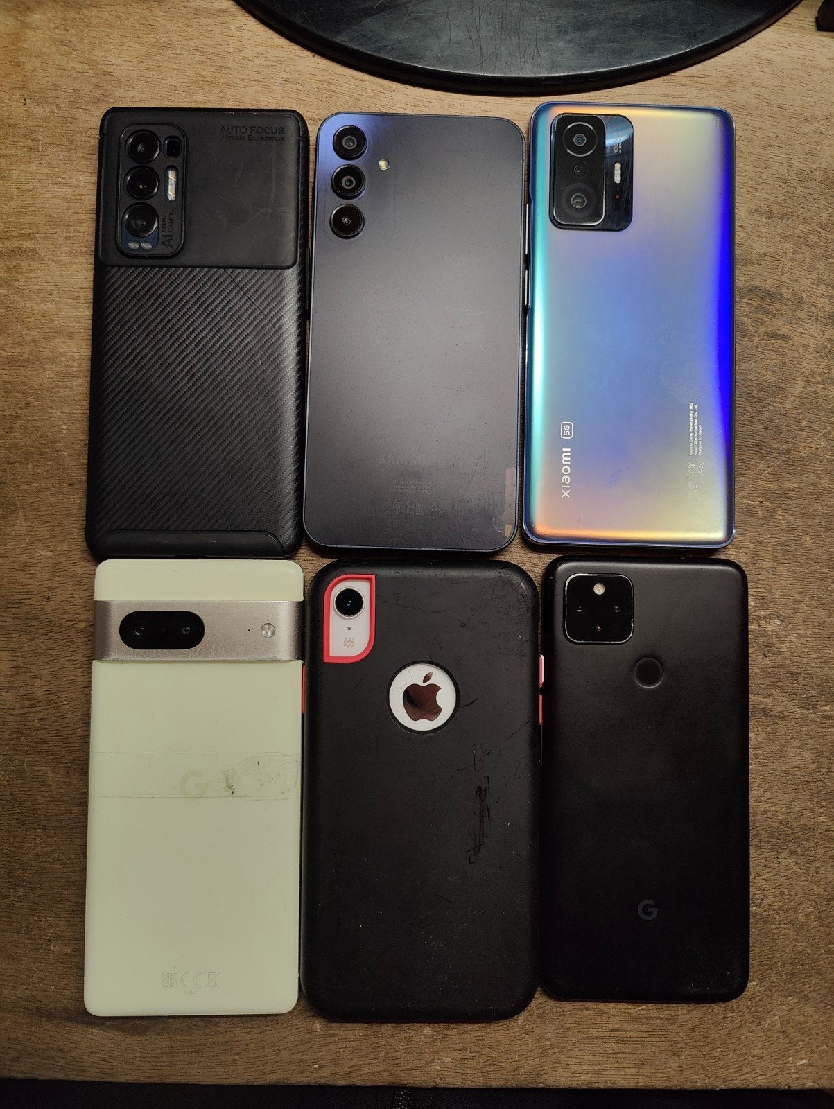 6 smartphones met defecten, Telecommunicatie, Ophalen of Verzenden, Niet werkend, 6 megapixel of meer