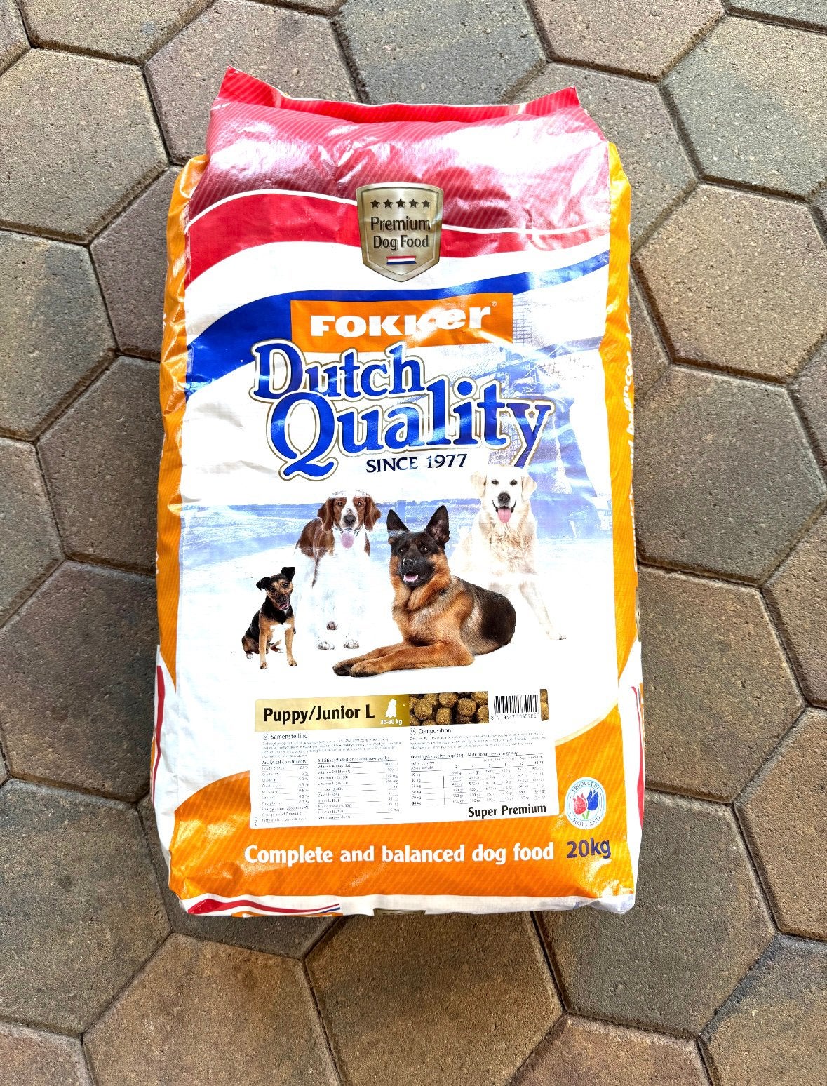 Fokker puppyvoer 20 kg, Ophalen, Zo goed als nieuw