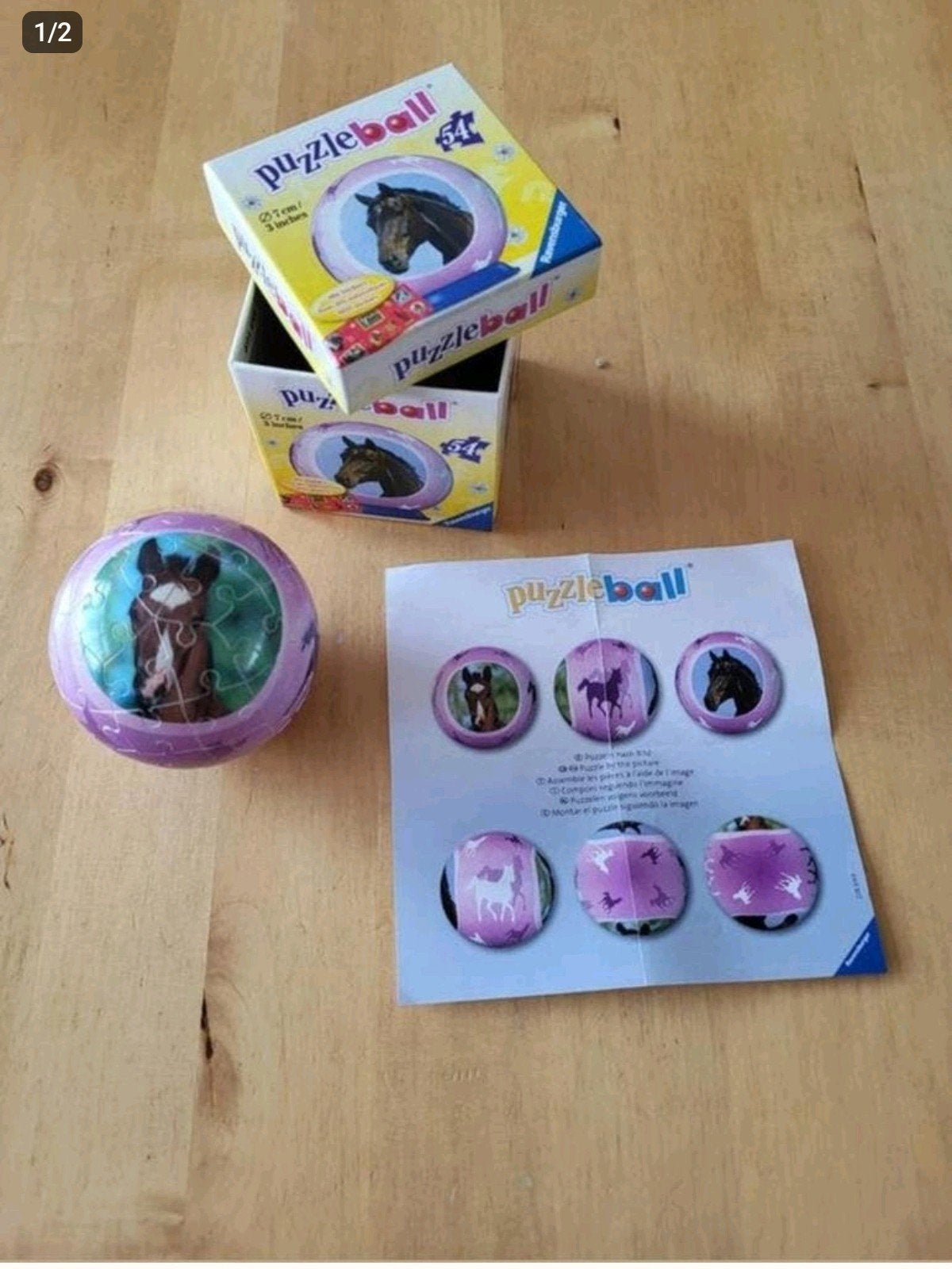 Ravensburger Puzzleball Paard 27 stukjes, Ophalen of Verzenden, Zo goed als nieuw, Jongen of Meisje