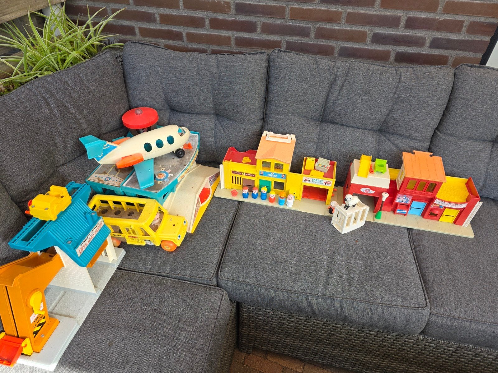 Vintage fisher price speelgoed, Ophalen, Gebruikt