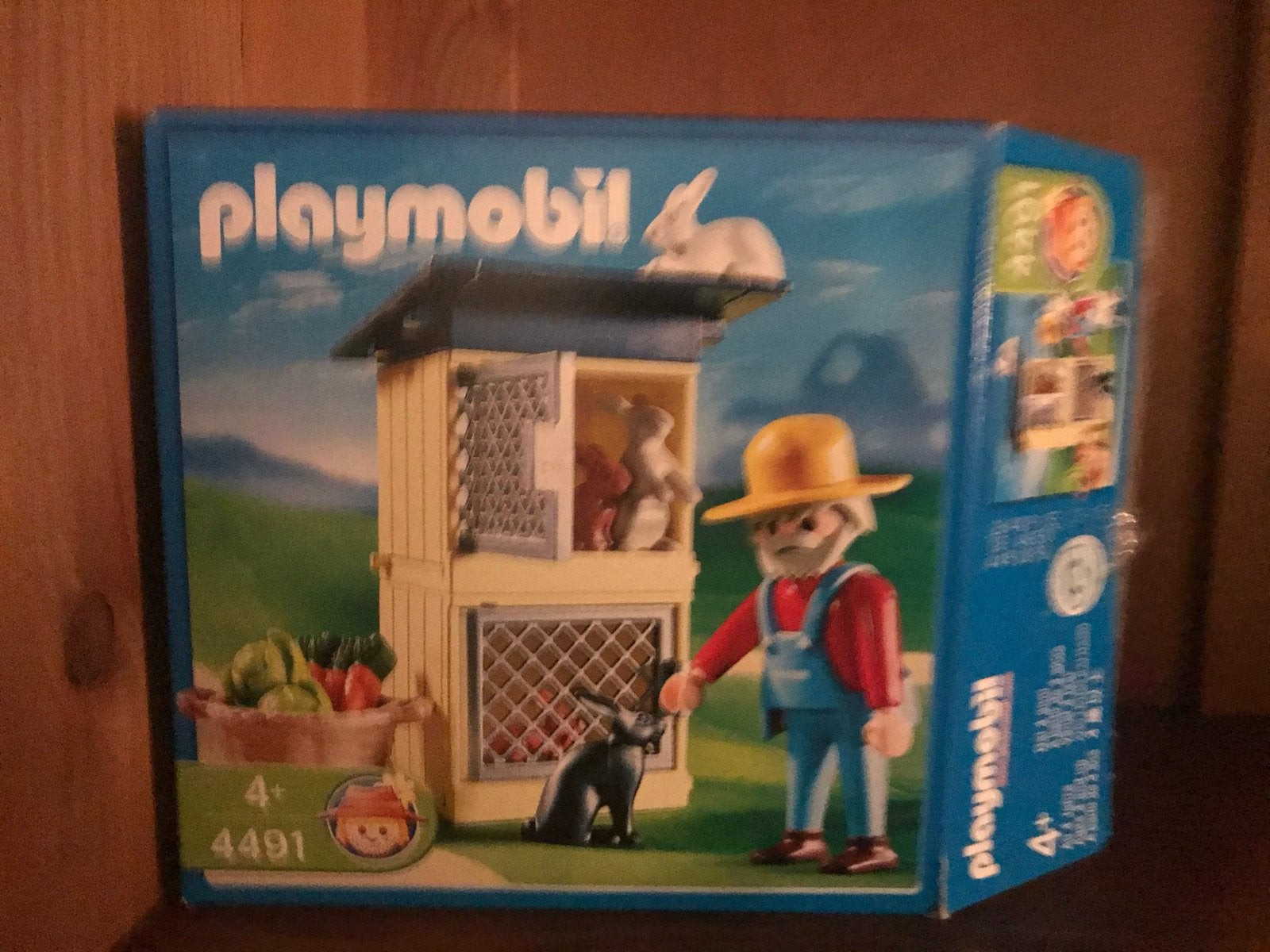 Playmobil Konijnenhok met Boer - Set 4491, Complete set, Overige typen, Ophalen of Verzenden, Zo goed als nieuw