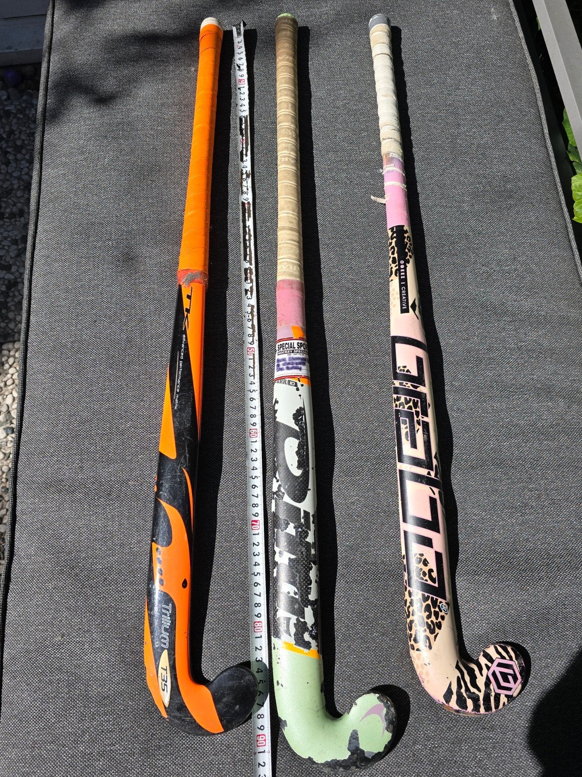 Hockeyuitrusting: Sticks, scheenbeschermers, tas en handsch, Sport en Fitness, Ophalen, Gebruikt