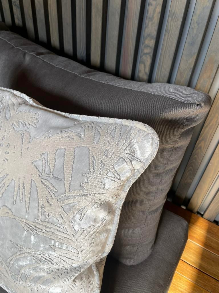 Kussen palm wit, Huis en Inrichting, Woonaccessoires | Kussens, Ophalen of Verzenden, Nieuw, Wit, Vierkant