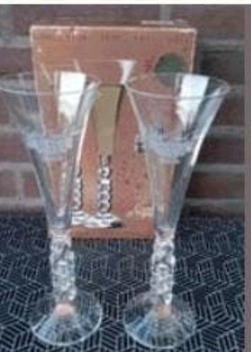 Vintage Cristal D'Arques millenniumjaar 2000 vintage champag, Ophalen, Overige typen