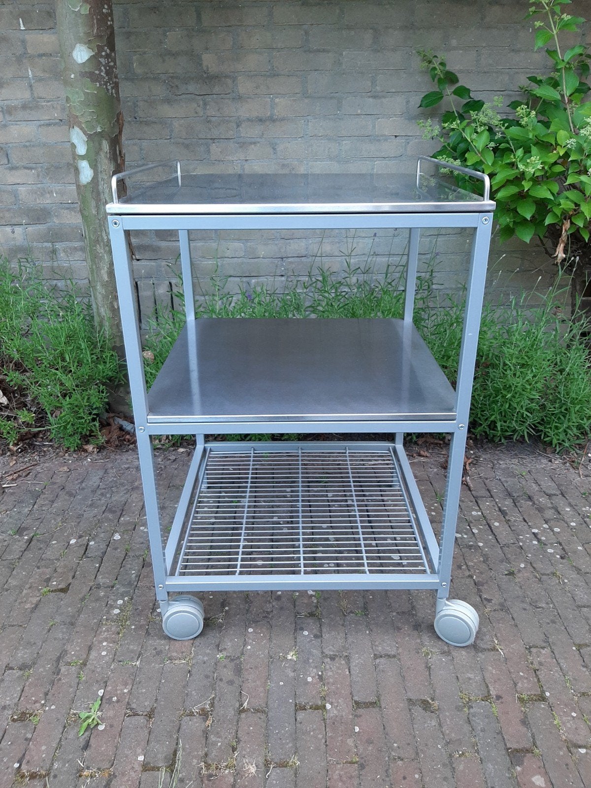 RVS-trolley van Ikea Udden, Ophalen, Gebruikt, 50 tot 100 cm, Minder dan 100 cm
