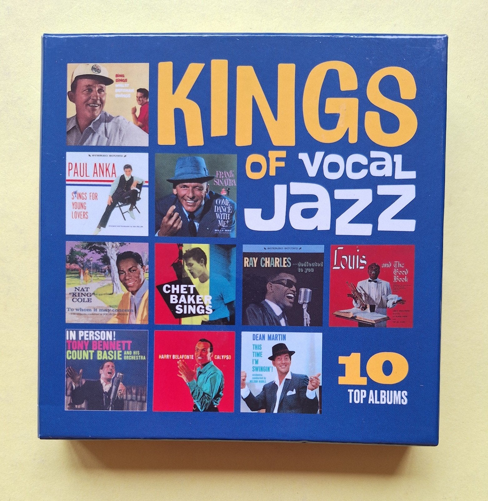 Kings of Vocal Jazz - 10 Top Albums Boxset, Boxset, Ophalen of Verzenden, Zo goed als nieuw, Inclusief boekje