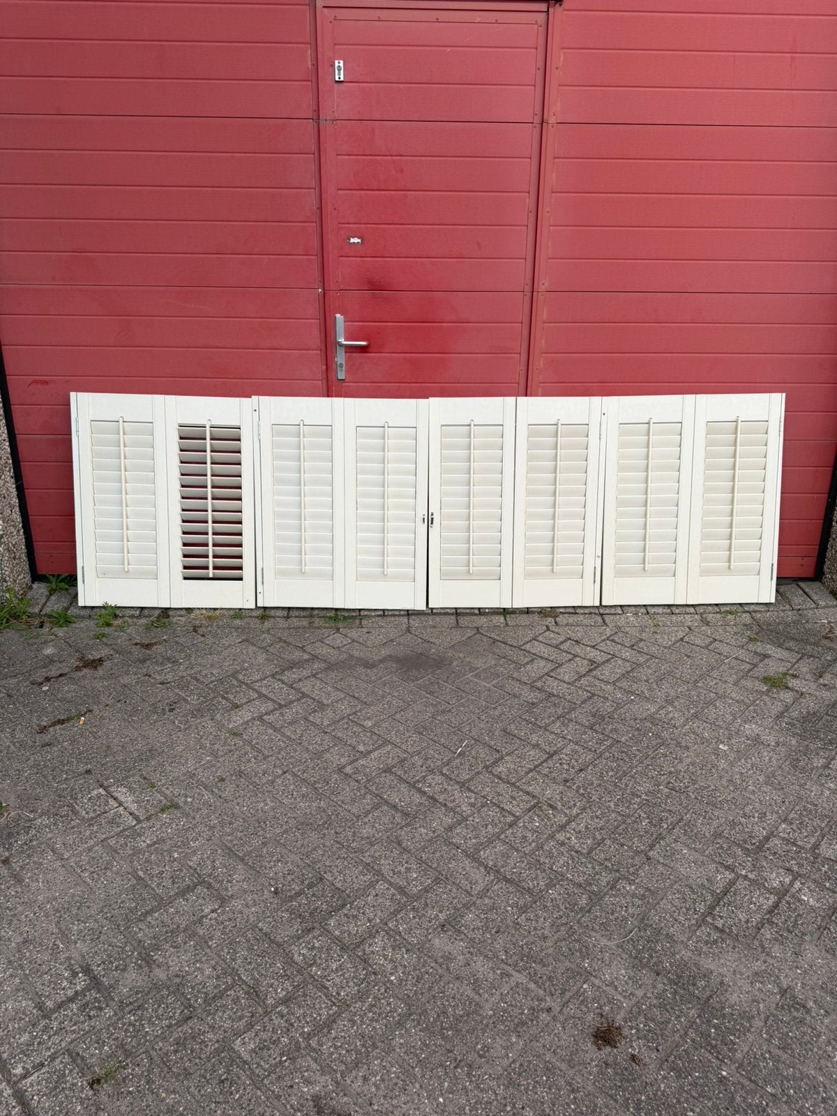 Raam jaloezien 4 stuks, Ophalen, Gebruikt
