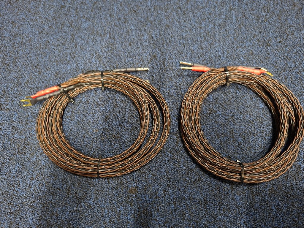 2 x 2,58 meter Kimber Kable 8PR, Ophalen of Verzenden, Zo goed als nieuw, 2 tot 5 meter, Luidsprekerkabel