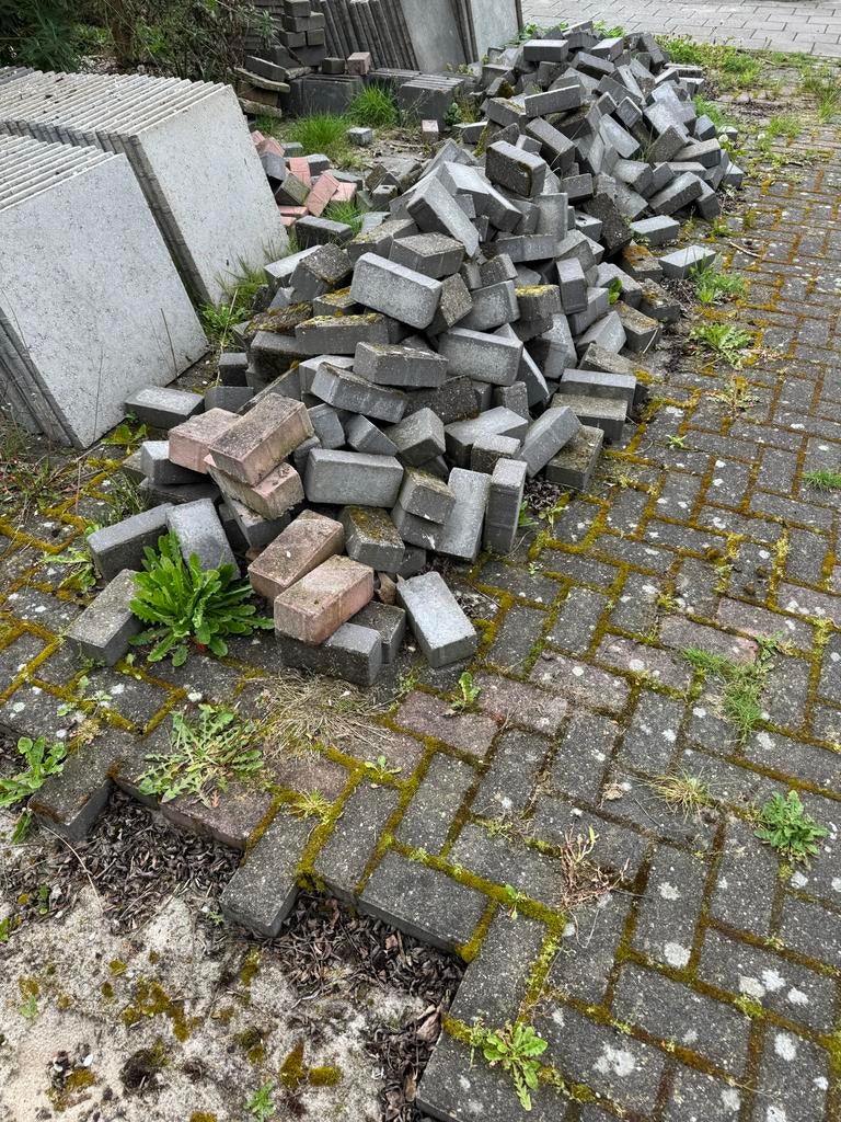 Betonklinkers, Tuin en Terras, Ophalen, Gebruikt, Overige typen