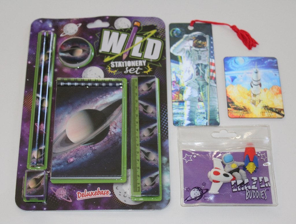 NIEUW Gum Boekenlegger Magneet Stationary set potloden NASA, Ophalen of Verzenden, Nieuw