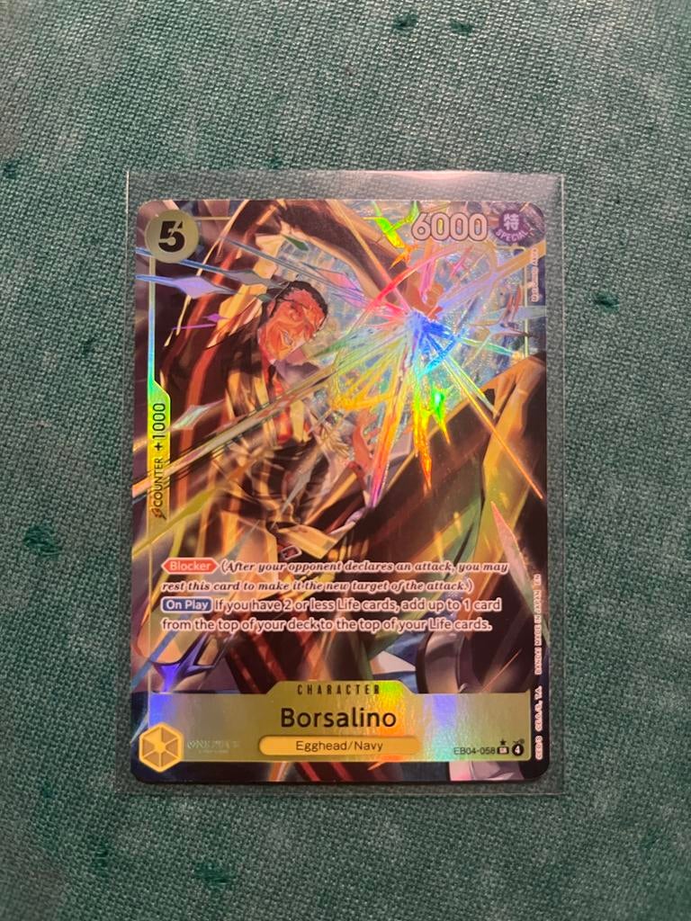 Borsalino EB04-058 Alt Art SR, Ophalen, Zo goed als nieuw, Losse kaart, Foil
