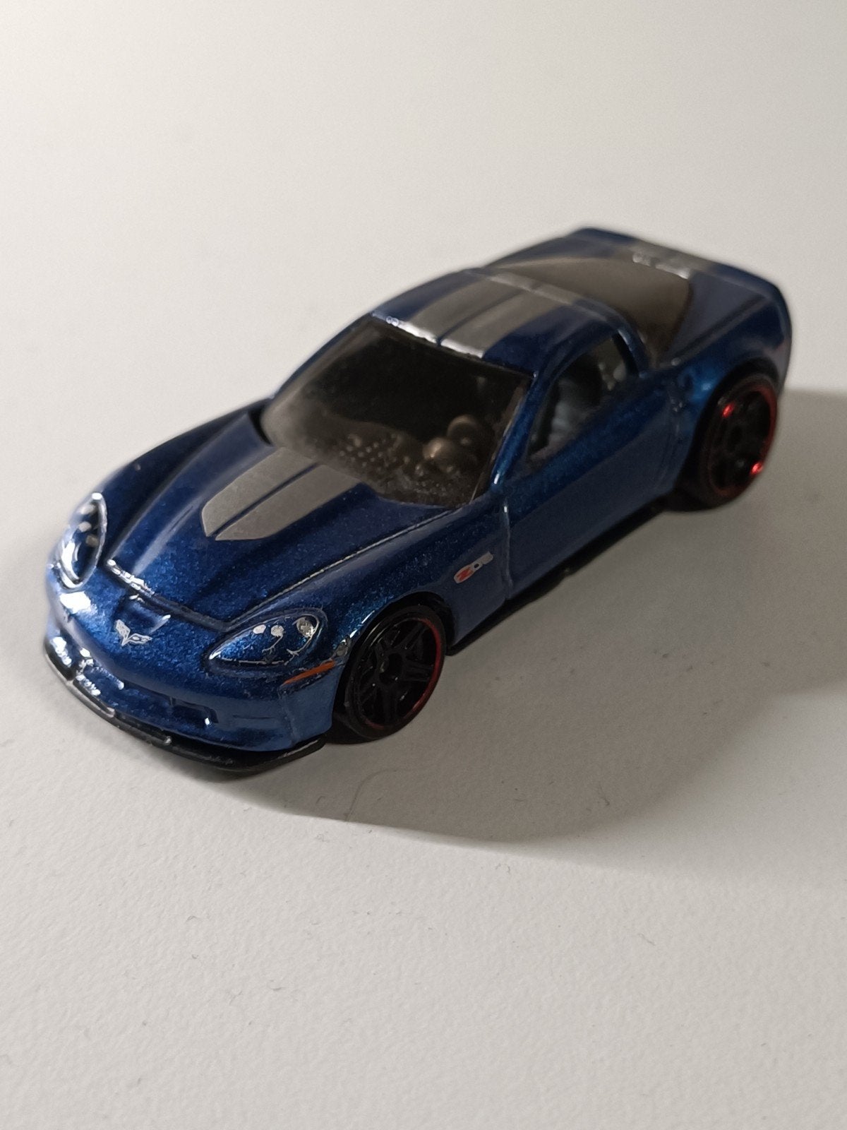 Hot Wheels Chevrolet Corvette C6 Z06 Blauw, Ophalen of Verzenden, Zo goed als nieuw