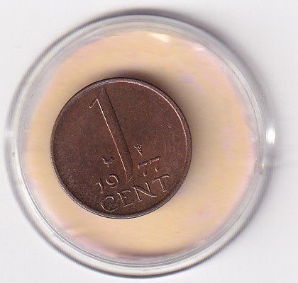 1 Cent 1977 Prachtig met Diverse Muntkleuren, Verzenden, Koningin Juliana, 1 cent, Losse munt