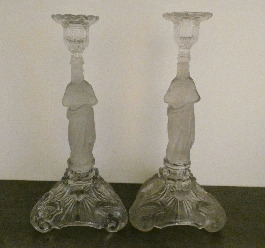 Persglazen kandelaar van Jesus [1630], Ophalen of Verzenden