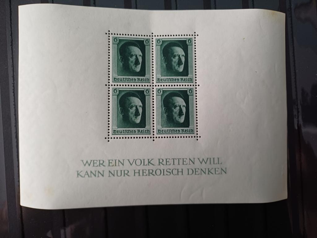 Deutsches Reich blok 7 Adolf Hitler, Ophalen of Verzenden, Overige soorten, Duitsland