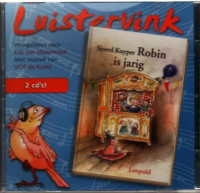 Luistervink # Sjoerd Kuyper - Robin is jartig, Ophalen of Verzenden, Zo goed als nieuw, Verhaal of Sprookje, 6 tot 9 jaar