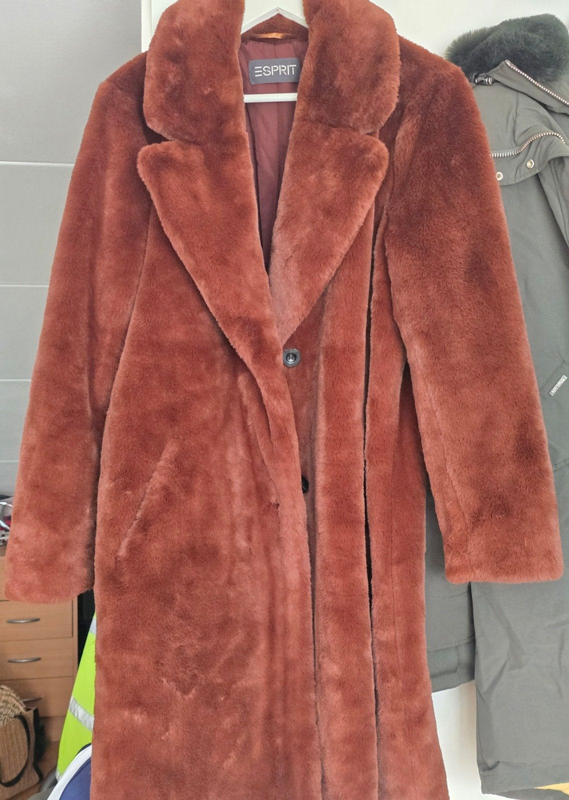 esprit damesjas, Kleding | Dames, Jassen | Winter, Bruin, Maat 42/44 (L), Ophalen of Verzenden, Zo goed als nieuw