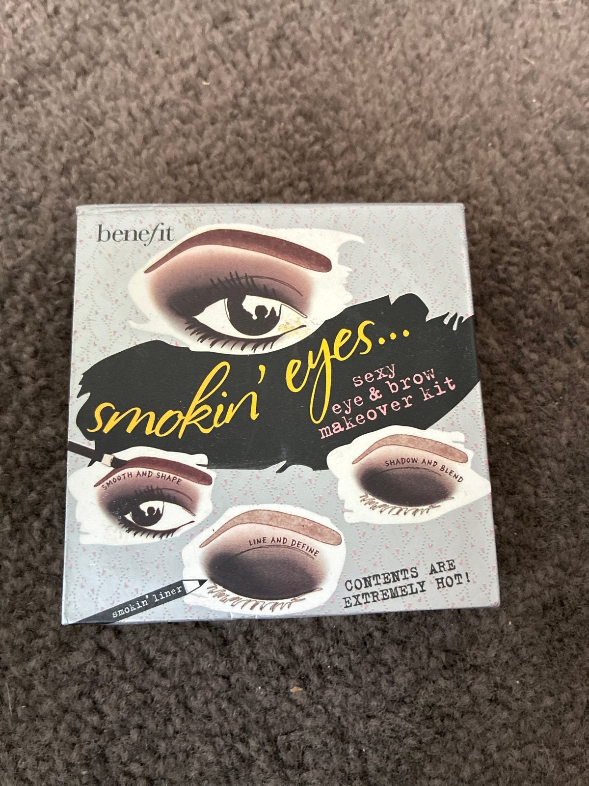 Benefit Smokin' Eyes Sexy Eye & Brow Makeover Kit, Gebruikt, Ogen, Bruin, Ophalen of Verzenden