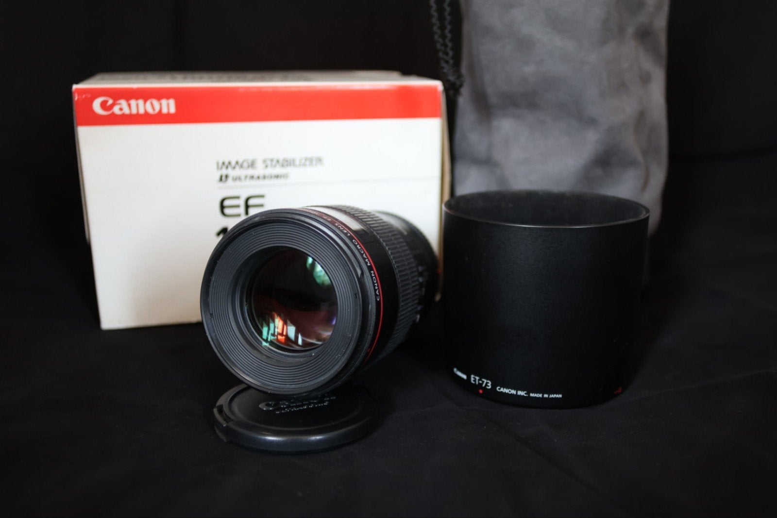 Canon EF 100mm f/2.8 macro IS USM, Canon, Ophalen of Verzenden, Zo goed als nieuw, Macrolens