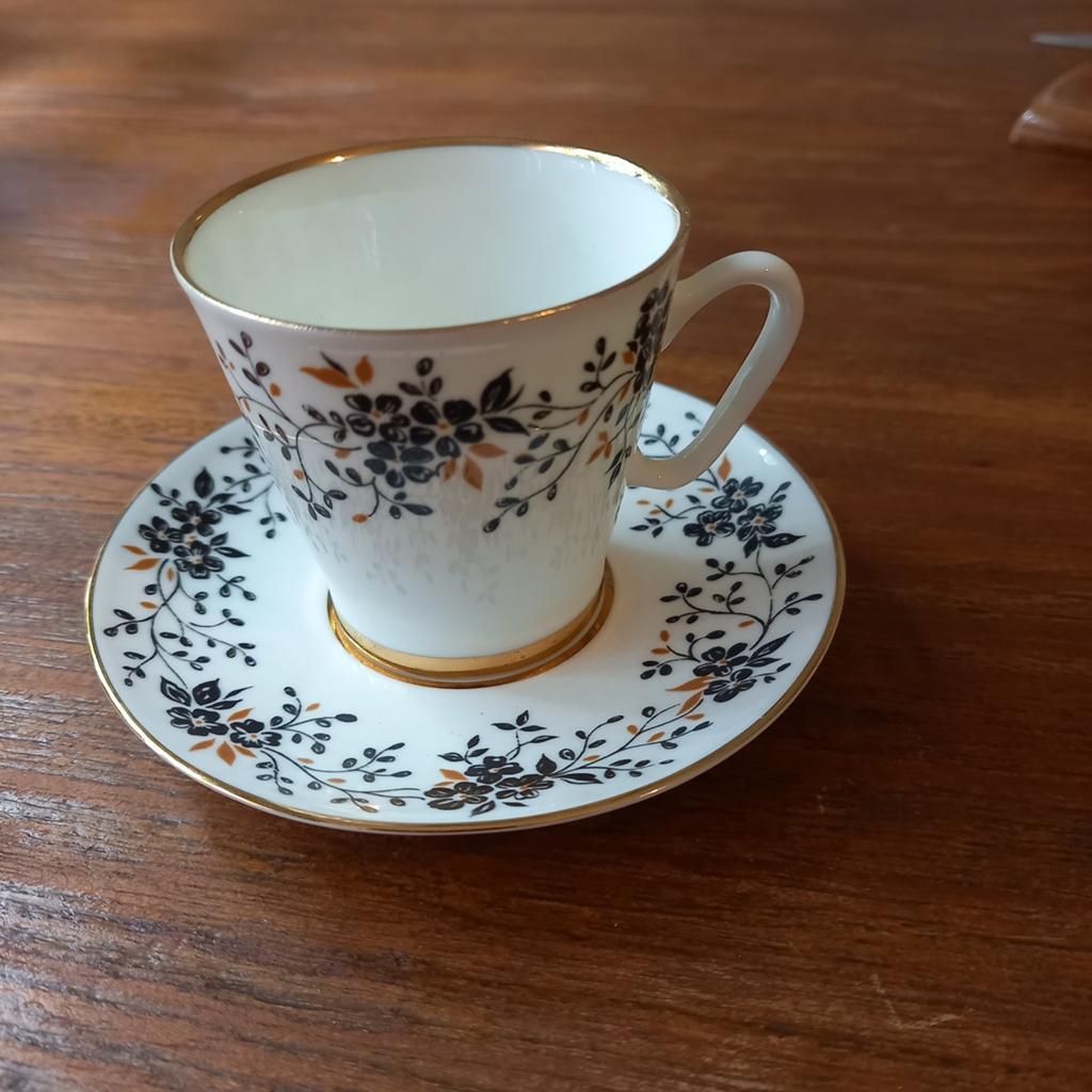 Espressokop en schotel van Lomonosov zgan, Ophalen of Verzenden
