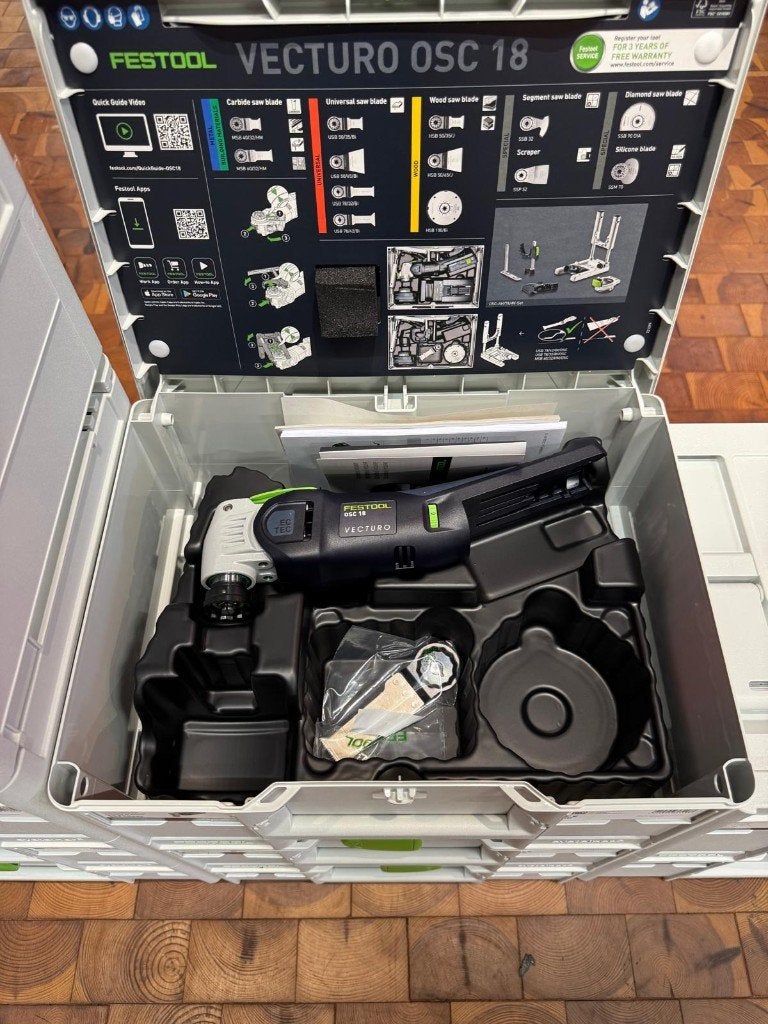 Festool OSC 18 E-Basic, Doe-het-zelf en Verbouw, Gereedschap | Handgereedschap, Nieuw, Multitool, Festool, Ophalen