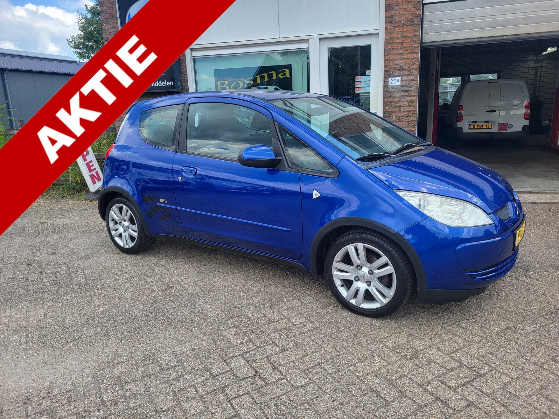 Mitsubishi Colt 1.5-16V "Q - Sportive" 110 Pk (bj 2008), Stof, Gebruikt, 4 cilinders, Blauw