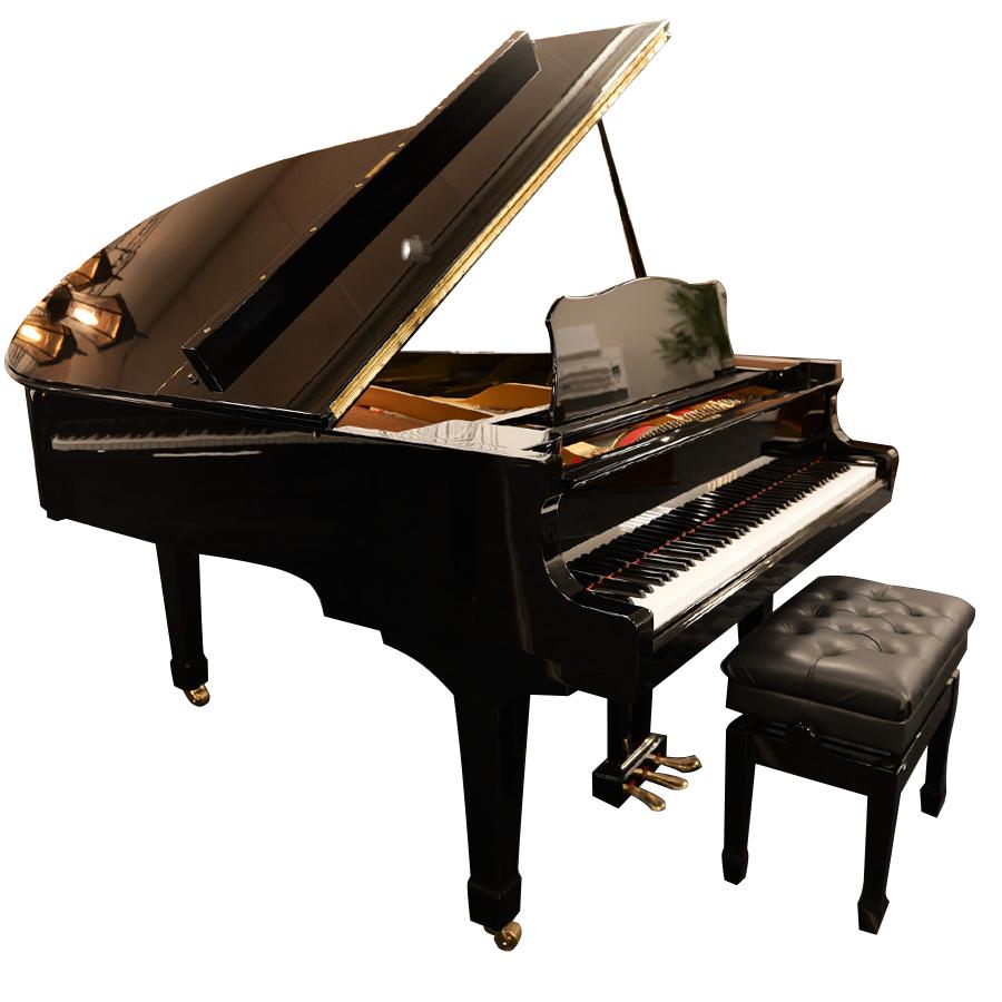 Yamaha C3B Vleugel Zwart Hoogglans (1974), Muziek en Instrumenten, Piano's, Wattbaan 1, Nieuwegein, Gebruikt, Zwart, Ophalen of Verzenden