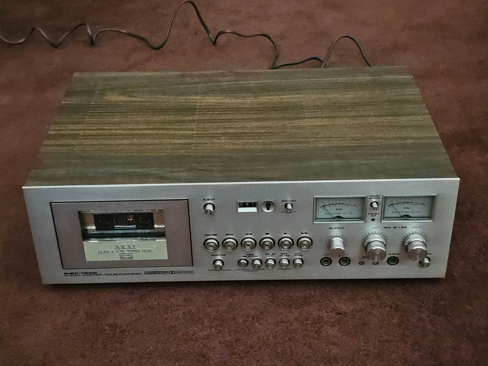 AKAI cassettedeck GXC-760D, Ophalen, Enkel, Akai, Tiptoetsen