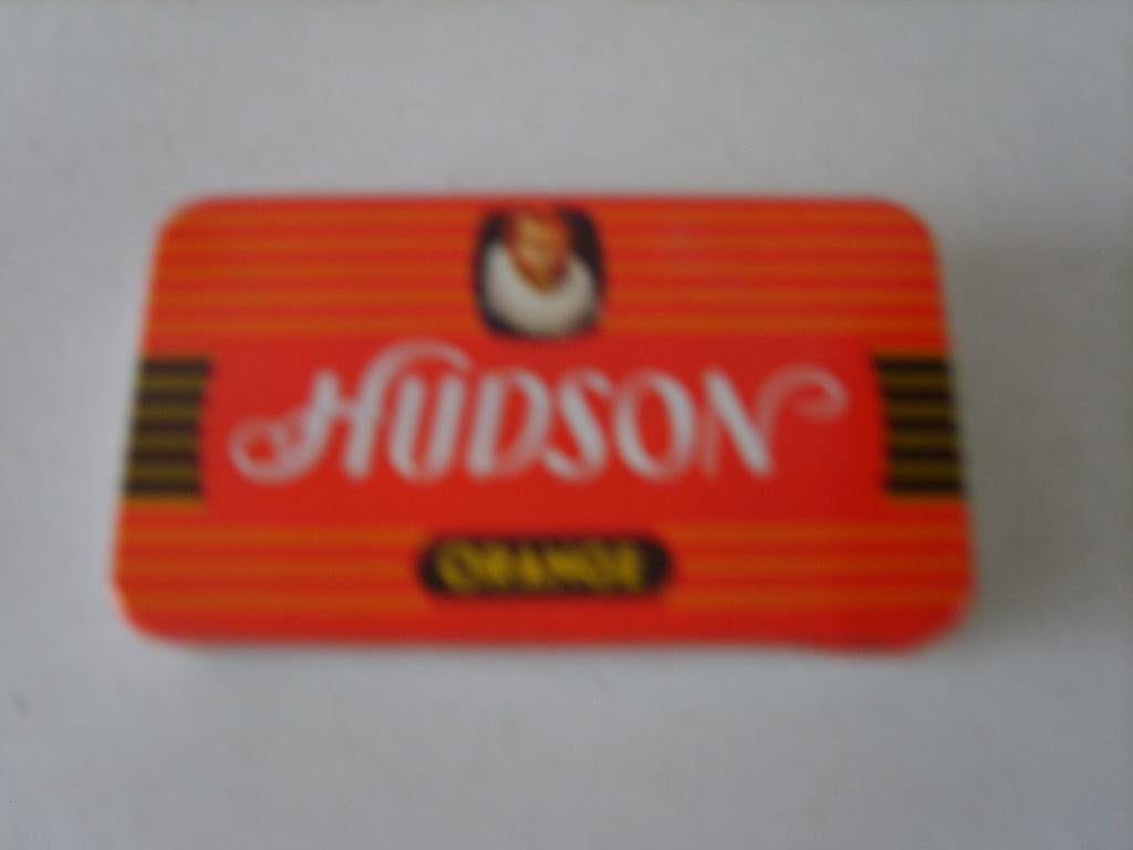 Blikje Hudson orange, Ophalen of Verzenden, Zo goed als nieuw, Overige