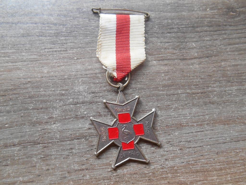 Medaille Rode Kruis mars Den Haag, Ophalen of Verzenden, Overige materialen, Nederland