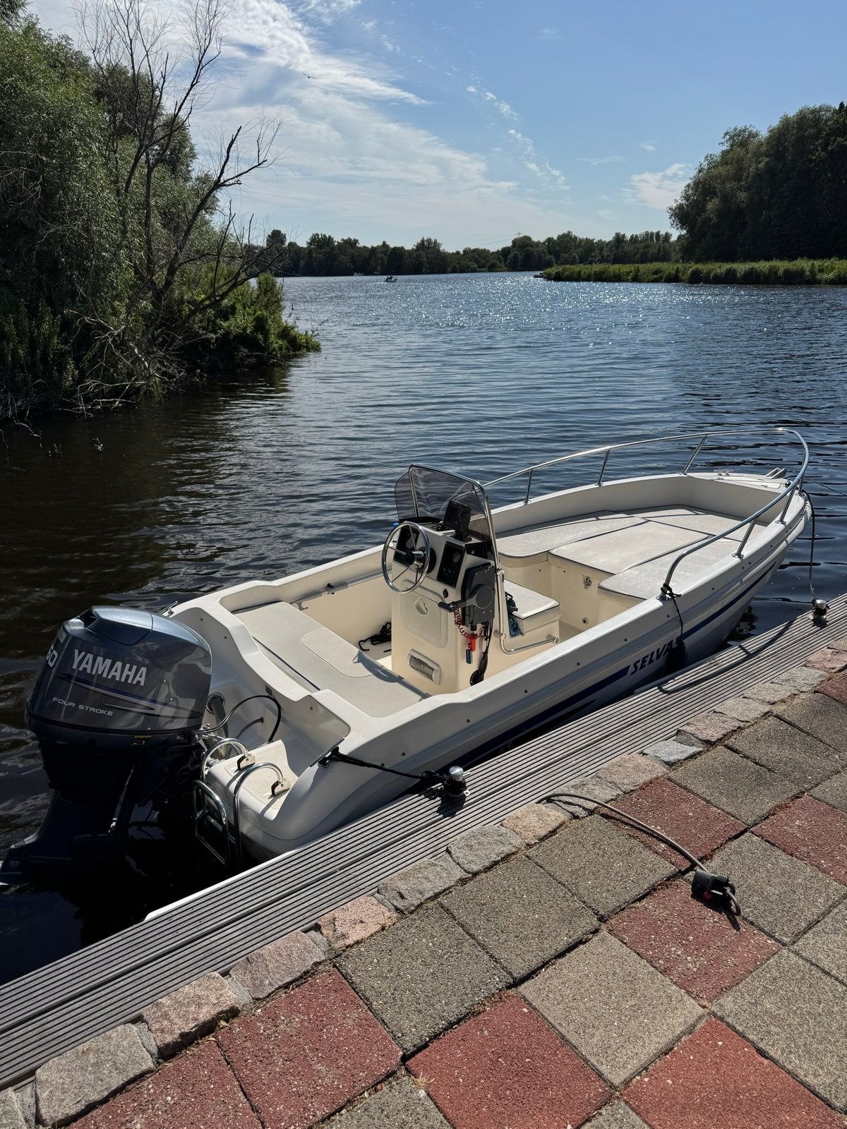 Selva 450 consoleboot met Yamaha 50pk buitenboordmotor, Ophalen, Overige merken, Gebruikt, Viertaktmotor