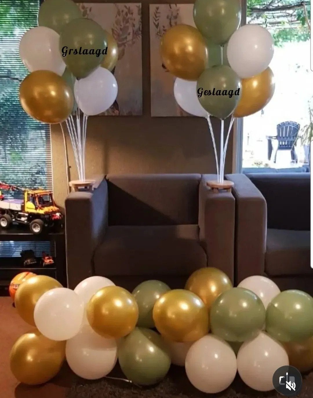 Nu nog ballonnen nodig? Geen probleem!, Ophalen, Nieuw