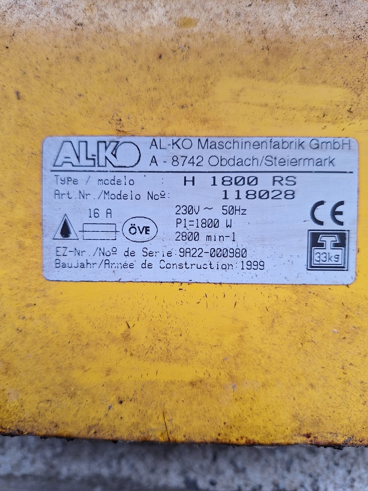hakselaar ALKO classic 1800, Ophalen of Verzenden, Overige typen