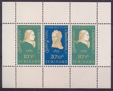 Suriname NVPH nr 552 postfris Kinderpostzegels 1970, Postzegels en Munten, Ophalen of Verzenden, Postfris
