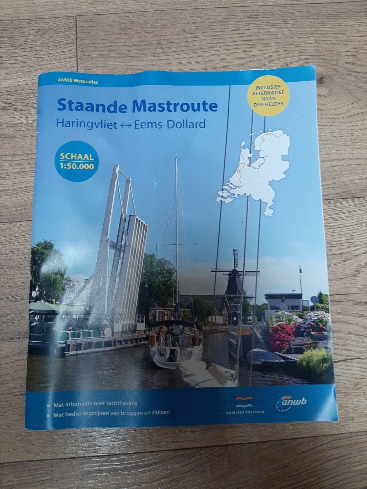 ANWB Wateratlas Staande Mastroute Haringvliet Eems-Dollard, Overige atlassen, 2000 tot heden, Ophalen of Verzenden, Zo goed als nieuw