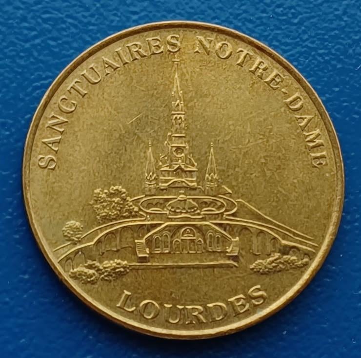 Penning Monnaie de Paris Notre-Dame de Lourdes - 1999, Verzenden, Overige materialen, Buitenland