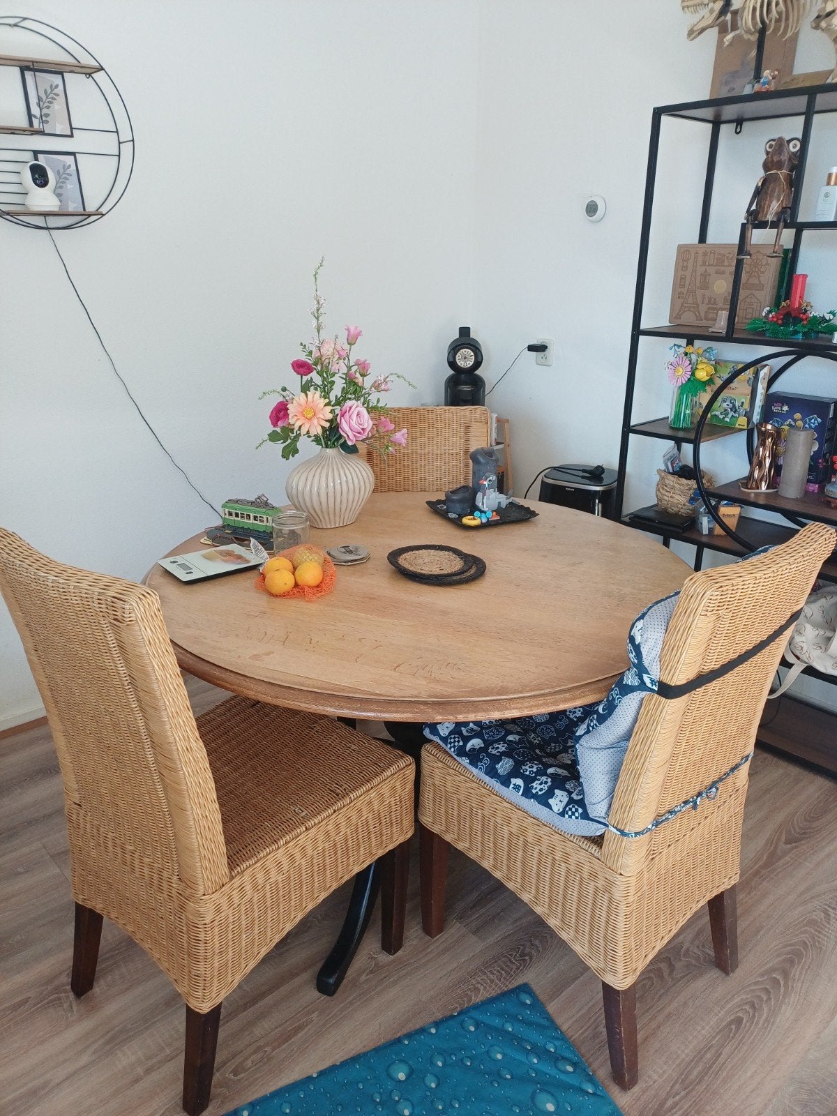 Tafel met stoelen, Ophalen, Gebruikt, Vintage, Minder dan 4 stoelen