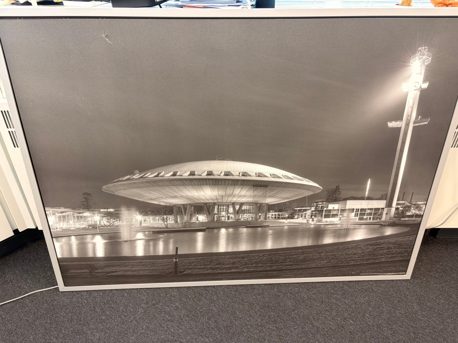 Schilderij Evoluon  Eindhoven, Ophalen, Gebruikt, Schilderij, 100 tot 125 cm